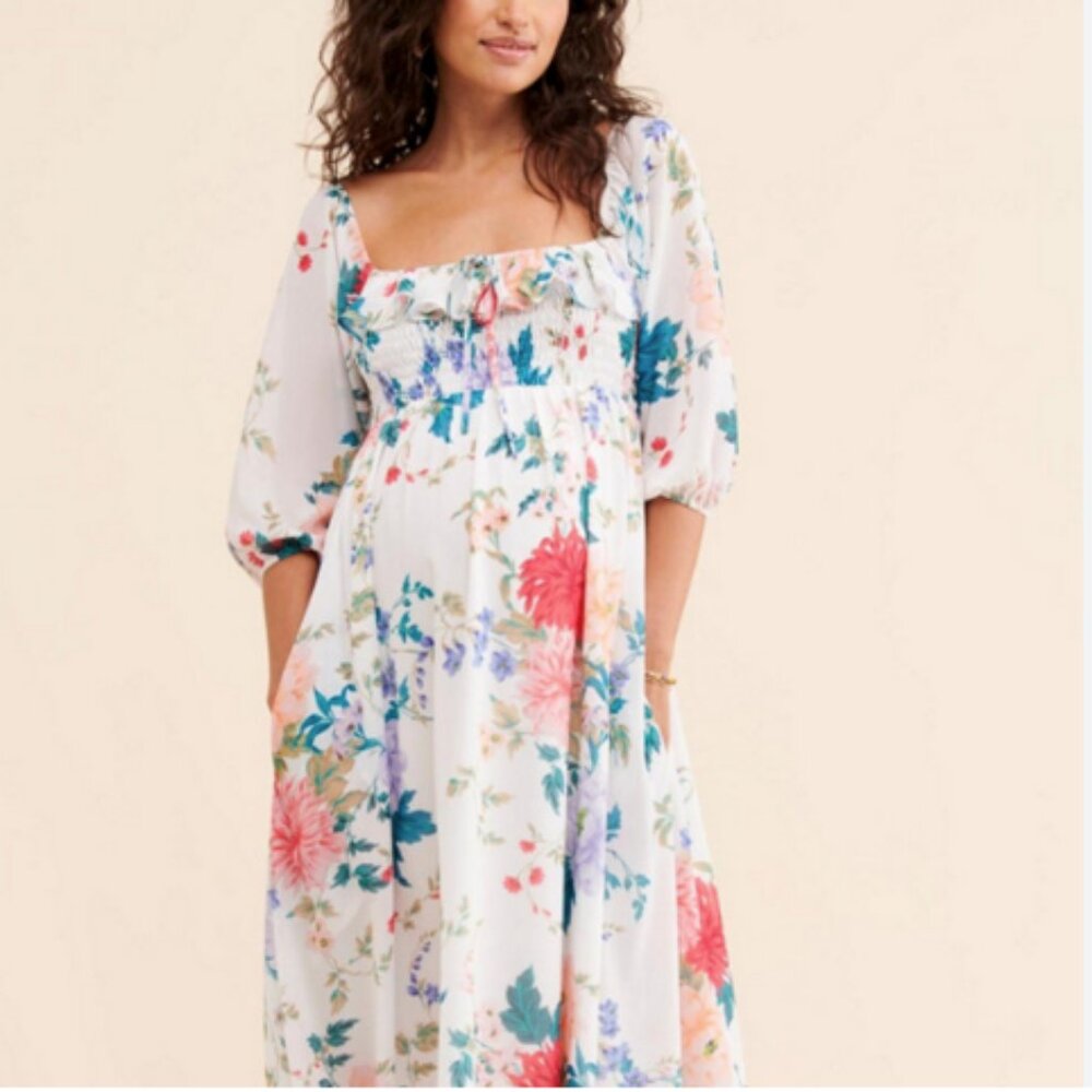 Yumi Kim Maternity Tina Dress White XL